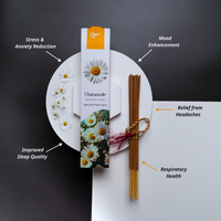 Natural Chamomile Incense Sticks -(Pack of 51 sticks)