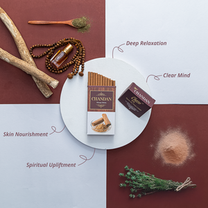 Chandan Dhoop Sticks (Pack of 27 Sticks)