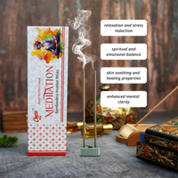 Bambooless Meditation  Incense Sticks - (Pack of 51 sticks)
