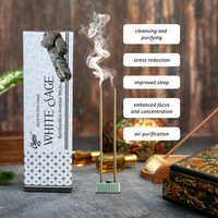 Bambooless White Sage Incense Sticks - (Pack of 51 sticks)