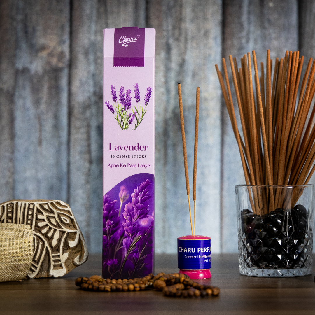 Natural Lavender Incense Sticks (Pack of 51 sticks)