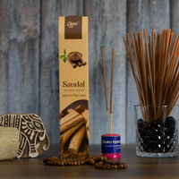 Natural Sandal Incense Sticks(Pack of 51 sticks)