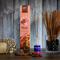 Natural Rose Incense Sticks (Pack of 51 sticks)