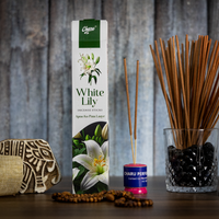 Natural White Lily Incense Sticks (Pack of 51 sticks)