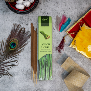 Natural Lemon Grass Incense Sticks-(Pack of 51 sticks)