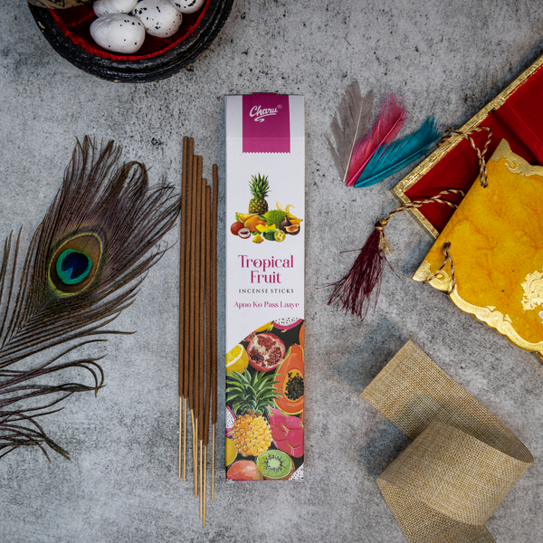 Natural Tropical Fruit Incense Sticks-(Pack of 51 sticks)