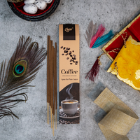 Natural Coffee Incense Sticks-(Pack of 51 sticks)