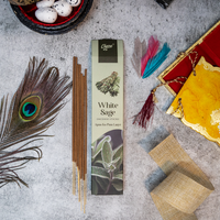 Natural White Sage Incense Sticks -(Pack of 51 sticks)