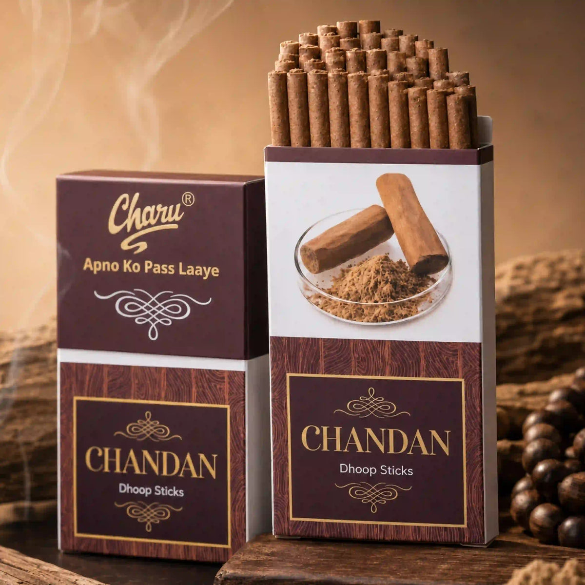 Chandan Dhoop Sticks (Pack of 27 Sticks)