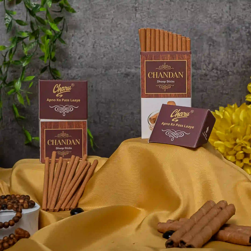 Chandan Dhoop Sticks (Pack of 27 Sticks)