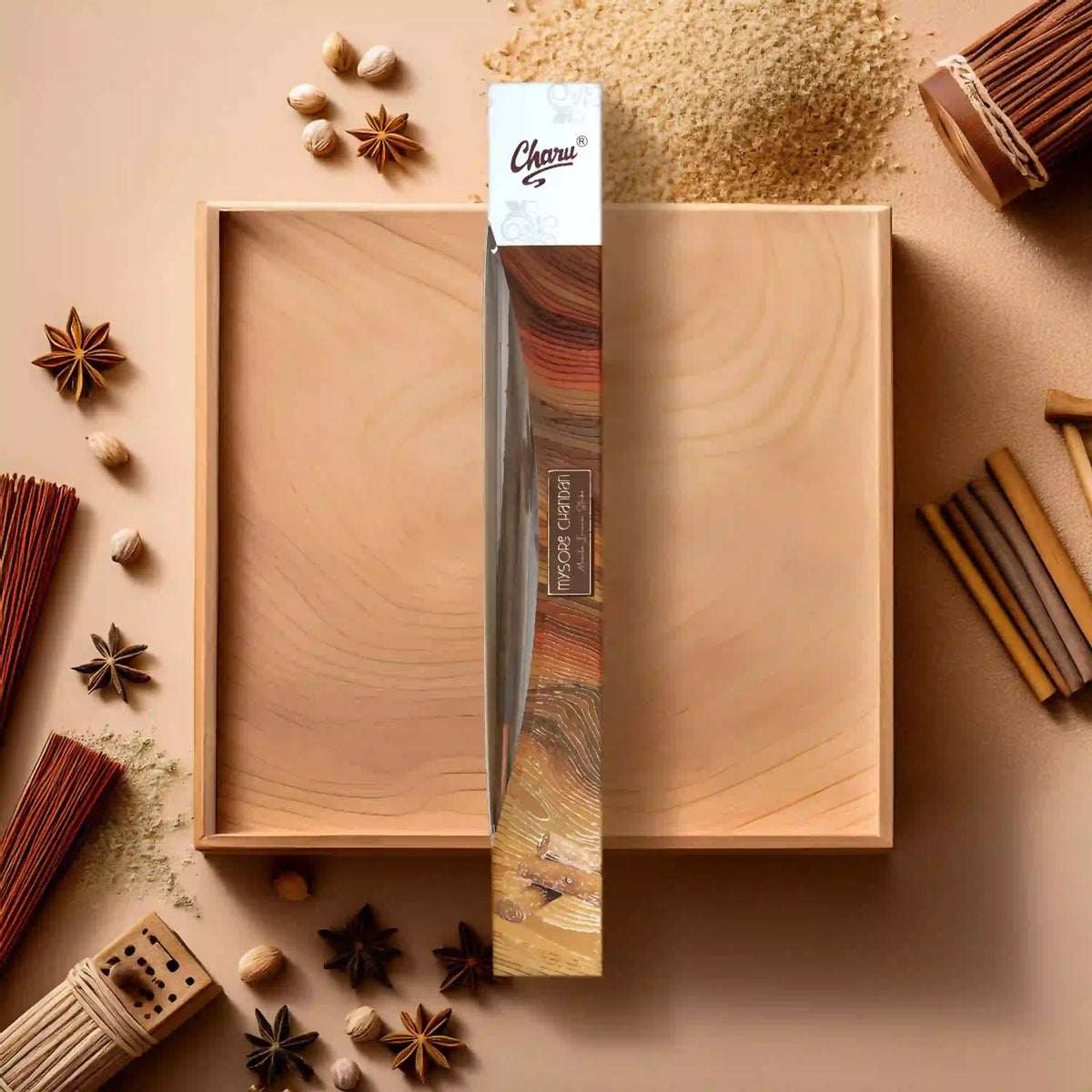 Mysore Chandan Smudge Incense Sticks - (Pack of 20 sticks)