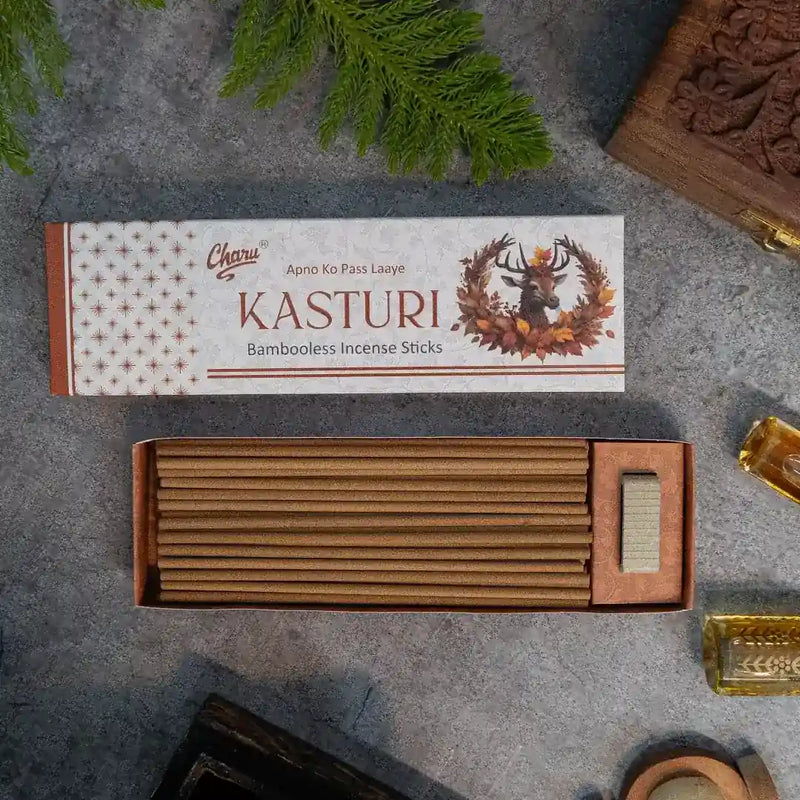 Bambooless Kasturi Incense Sticks - (Pack of 51 sticks)