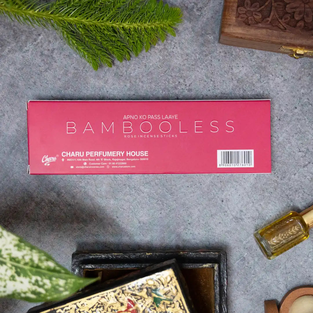 Bambooless Rose Incense Sticks - (Pack of 51 sticks)